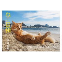 永岡書店 2024年 カレンダー ねこ日和 Cat Calendar 64445 1冊（直送品）