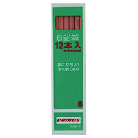 日本クリノス 木軸鉛筆　1ダース　B CL203-B 10セット（直送品）