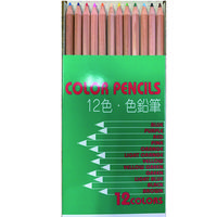 日本クリノス 木軸色鉛筆 12色 CL203-12C 5セット（直送品）