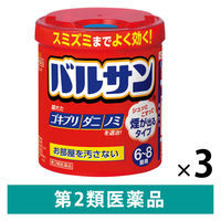バルサン6～8畳用 3個セット レック　殺虫剤 煙が出るタイプ ゴキブリ、イエダニ、ノミ、トコジラミ、ハエ成虫、蚊成虫の駆除　【第2類医薬品】