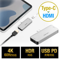 サンワサプライ ダイレクト：USB Type C変換アダプタ 500-ADC2GM 1個（直送品）