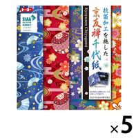トーヨー 抗菌 京友禅千代紙 4柄 15×15cm 007075 1セット（160枚：32枚×5）