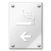 KALBAS 標識 喫煙室（英語）