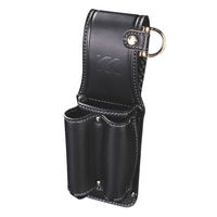 LIGHT PU LEATHER SERIES カッターマーカー2段ホルダー(黒 AH-13BG 1個 フジ矢（直送品）