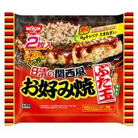 日清食品（株） [冷凍] 日清の関西風お好み焼 ぶた玉２枚入 482g×4個 4548779727538（直送品）