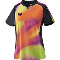 Butterfly（バタフライ） 卓球 ゲームシャツ グレスリー・シャツ・レディース O フレッシュオレンジ 46329 1枚（直送品）