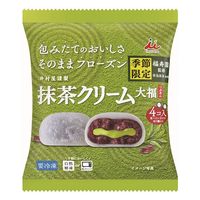 井村屋 [冷凍食品] 4コ入 抹茶クリーム大福（つぶあん）