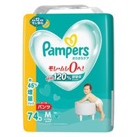 パンパース おむつ パンツ たっち Mサイズ（6～12kg）1パック（74枚入） さらさらケア メガジャンボ P&G