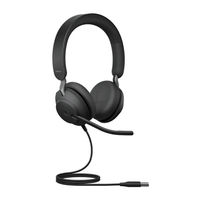 GNオーディオ Ｊａｂｒａ　ＵＳＢヘッドセット　両耳　ＭＳ認定「Ｊａｂｒａ　Ｅｖｏｌｖｅ２　４０　ＳＥ　ＵＳＢーＡ　ＭＳ　Ｓｔｅｒｅｏ」（直送品）