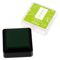 シヤチハタ スタンプ台 いろもよう わらべ 萌黄色 HAC-S1-YG 1個