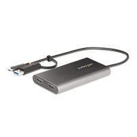 USB-C　USB-A　HDMI変換アダプタ HDMI×2　100W　109B-USBC-HDMI（直送品）