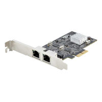 LANカード　PCIe x2　2ポート　マルチギガビット　PR22GI-NETWORK-CARD（直送品）