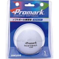 Promark（プロマーク） ソフトボール ボール 練習球 1号球 SB801N 1セット(1個入×10)（直送品）