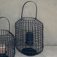 杉田エース CLOVERアイアンワイヤーランタン W26 H34 CXU955826 1個（直送品）