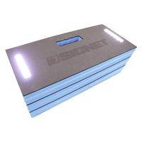 エスコ 420x1110x25mm 折りたたみマット（LED付） EA986EC-56 1枚（直送品）