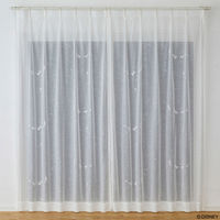 スミノエ ピーターパン レースカーテン ディズニー フライインザスカイボイル 1800×1090mm ホワイト １セット(2枚入)（直送品）