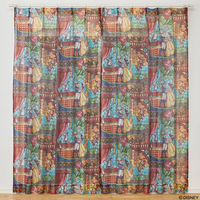 スミノエ プリンセス レースカーテン ディズニー テイルオブラブボイル 1500×1340mm マルチ １セット(2枚入)（直送品）