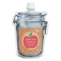 【ワゴンセール】入浴剤 アップルデイズ ジャーパウチ バスソルト りんごの香り 210g 1個 ジーピークリエイツ