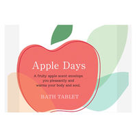 【ワゴンセール】入浴剤 アップルデイズ バスタブレット りんごの香り 30g 1包 ジーピークリエイツ
