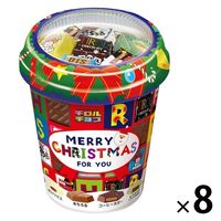 クリスマスカップ 8個 チロルチョコ クリスマス チョコレート 個包装