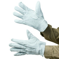 小野商事 牛床革手袋 外縫い Mサイズ AG4639 AG4639M 1双（直送品）