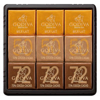 〈GODIVA〉カレ アソートメント（9枚入） 1箱 三越伊勢丹 紙袋付き ギフト チョコレート バレンタイン ホワイトデー