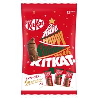 キットカット ホリデイサンタ シェアバッグ 12個入 1袋 ネスレ日本 クリスマス チョコレート 個包装 ギフト