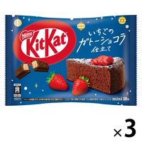 キットカット ミニ いちごのガトーショコラ仕立て 10枚入 3袋 ネスレ日本 チョコレート 個包装