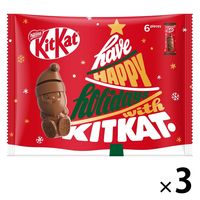 キットカット ホリデイサンタ 6個入 3袋 ネスレ日本 クリスマス チョコレート 個包装 ギフト
