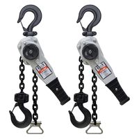 ベストアンサー レバーホイスト 1.6t VGP-1.6 シルバー 2台セット lh-006sl-2p 1セット(2台入)（直送品）