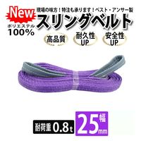 ベストアンサー スリングベルト 両端アイ形 ２５ｍｍ幅 ２本セット sb-25mm-3m-2p（直送品）