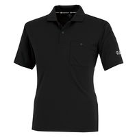 コーコス信岡 エコ 半袖ポロシャツ ブラック L アンドレS AE-1697 UVカット 環境配慮 1着