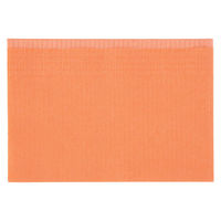 川西工業 ディスポ 紙エプロン 3層タイプ オレンジ 500枚 #4501 1箱（500枚入）（わけあり品）