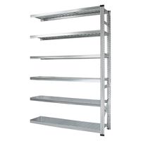 【軒先渡し】METALSISTEM SUPER123 6段 連結用 幅1577×奥行500×高さ1972mm MS15196d5s 1台（直送品）