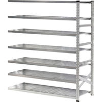 【軒先渡し】METALSISTEM SUPER123 7段 連結用 幅1727×奥行700×高2368mm MS17237d7s 1台（直送品）