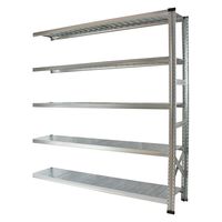 【軒先渡し】METALSISTEM SUPER123 5段 連結用 幅1877×奥行500×高さ1840mm MS18185d5s 1台（直送品）