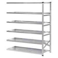 【軒先渡し】METALSISTEM SUPER123 6段 連結用 幅1877×奥行800×高2104mm MS18216d8s 1台（直送品）