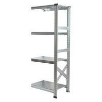 【軒先渡し】METALSISTEM SUPER123 4段 連結用 幅677×奥行500×高さ1576mm MS6154d5s 1台（直送品）