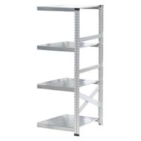 【軒先渡し】METALSISTEM SUPER123 4段 連結用 幅677×奥行700×高1576mm MS6154d7s 1台（直送品）