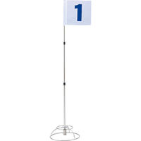 SUNLUCKY（サンラッキー） グラウンドゴルフ用 3段ズーム式ホールポスト(旗別売り) GS227 1個（直送品）