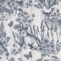 清原 生地 綿サテン キルト ガーデン ネロリローズ NRF-01Q NV 1巻（7M）（直送品）