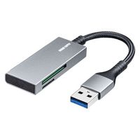 サンワサプライ USB3.2 Gen1 カードリーダー ADR-3MSD2S 1個