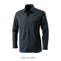 【TSデザイン/藤和】TS DESIGN   ＡＩＲＡＣＴＩＶＥロングスリーブシャツ  8105  LL  25 チャコールグレー  1着（直送品）