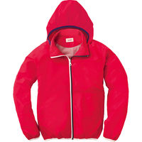 サンエス 男女兼用フード取り外し式スタッフブルゾン JB51610-8レッド-5L 1点（直送品）