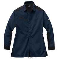 サンエス 長袖シャツ SPT12109-3ネイビー-LL 1点（直送品）