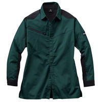 サンエス 長袖シャツ SPT12109-7ディープグリーン-4L 1点（直送品）