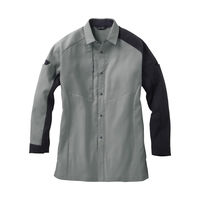 サンエス 長袖シャツ SPT12209-69チャコール-M 1点（直送品）