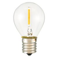 旭光 フィラメントタイプLED電球 S35/E17/0.8W/クリア 16-6512 1個（直送品）