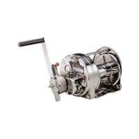 マックスプル工業 マックスプル ステンレスラチェット式手動ウインチ(バフ研磨・防滴ブレーキ式) RSB-5-SIC 1台 851-9787（直送品）