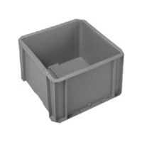 三菱ケミカル ヒシ TP型コンテナ W335×D335×H195 グレー TP-332 GY 1セット(500個) 106-0477（直送品）